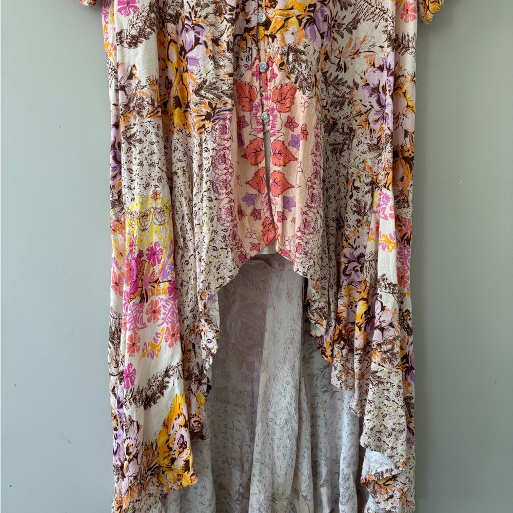 Free People Marais Floral High-Low Dress - Picture 3 of 12